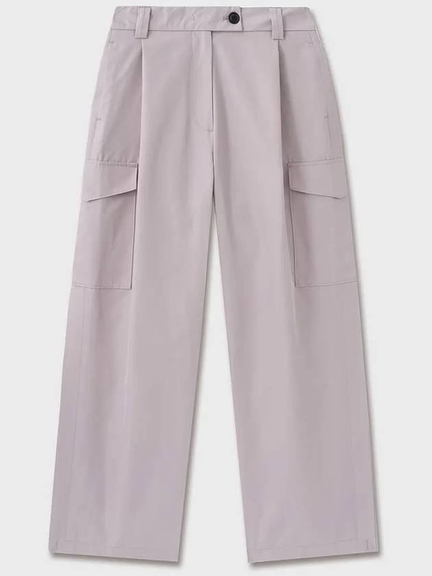 Tencel cotton pleated cocoon pants pink - NOIRER FOR WOMEN - BALAAN 8