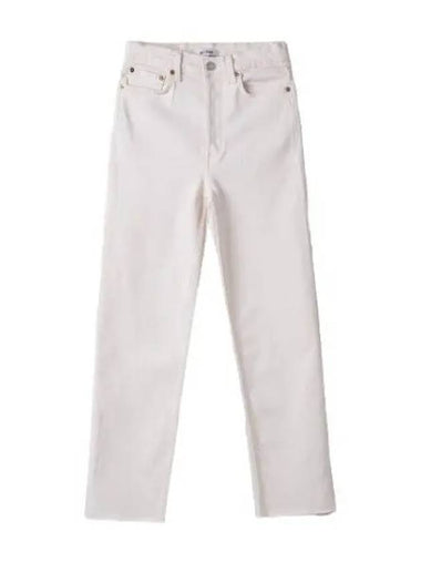 Stove Pipe Denim Pants Vintage White - RE/DONE - BALAAN 1