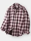 Prime check shirt burgundy - INDUST - BALAAN 8