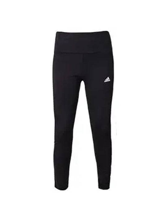 Women's Stacked Logo High Rise Leggings Black - ADIDAS - BALAAN 1