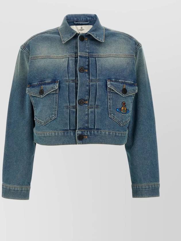 Marlene Washed Denim Jacket Blue - VIVIENNE WESTWOOD - BALAAN 2