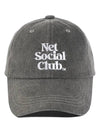 PIGMENT STITCH CAP CONCRETE CHARCOAL - NET SOCIAL CLUB - BALAAN 5