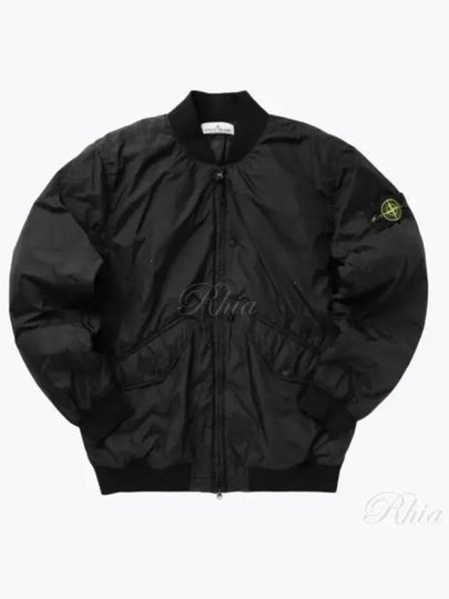 Reps R NY Bomber Jacket Black - STONE ISLAND - BALAAN 2