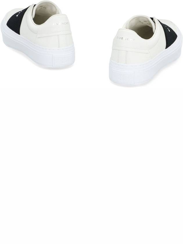 City Banding Logo Low Top Sneakers White - GIVENCHY - BALAAN 5