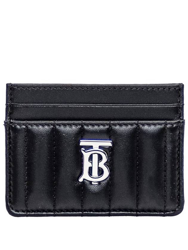 Lola Quilted Card Wallet Black - BURBERRY - BALAAN 2