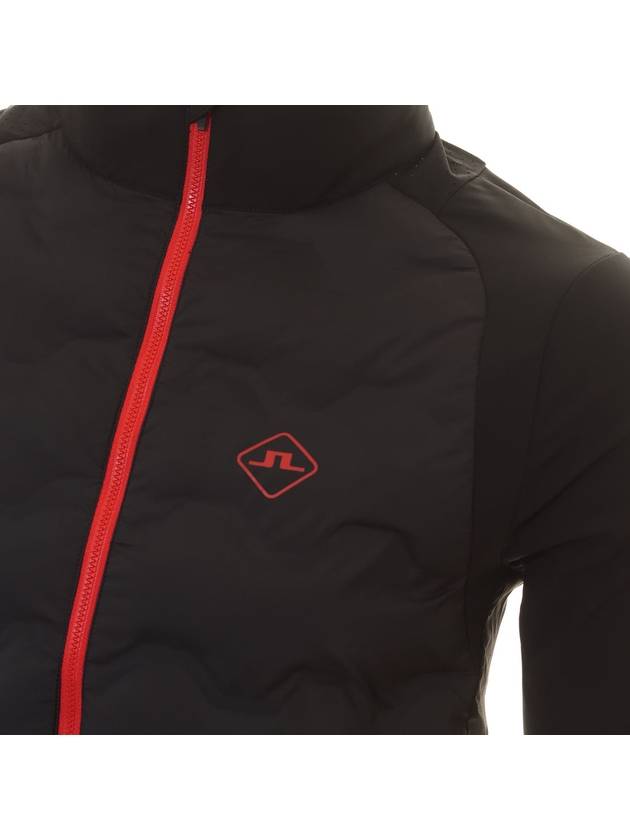 Dexter Hybrid Padded Zip-Up Jacket Black - J.LINDEBERG - BALAAN 4