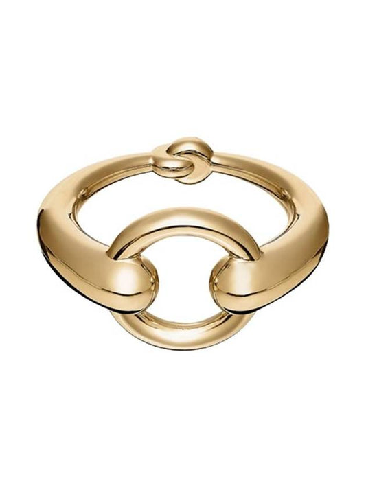 Morse Scarf Ring Gold - HERMES - BALAAN 1