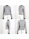 Women's Stitched Wool Knit Top Grey - MAISON MARGIELA - BALAAN 3