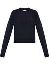 Sweater FKS041 KN0039 430 Free Night Blue - AMI - BALAAN 1