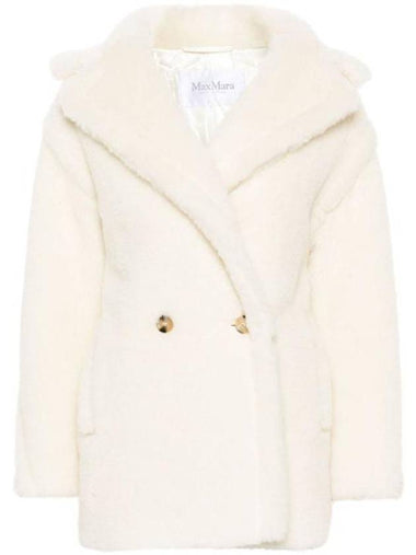 Wool Jacket White - MAX MARA - BALAAN 1