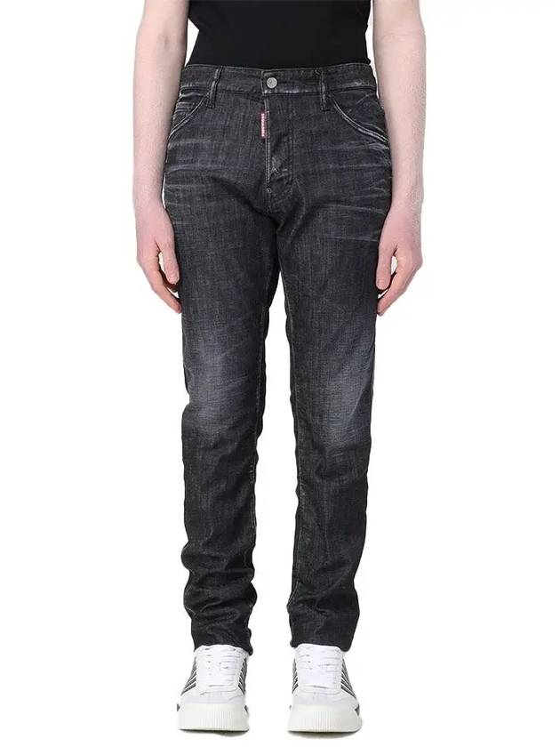 Straight Pants S71LB1358S30357 900 BLACK - DSQUARED2 - BALAAN 2