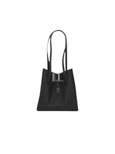 Origami Medium Leather Tote Bag Black - FENDI - BALAAN 2