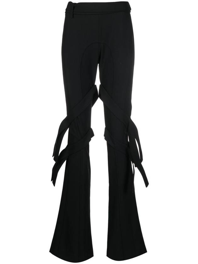 23 ss double waist wool trousers BWCA042S23FAB0011000 B0710265785 - AMBUSH - BALAAN 1