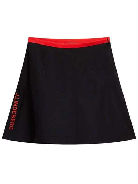 Themba A-line Skirt Black - J.LINDEBERG - BALAAN 2
