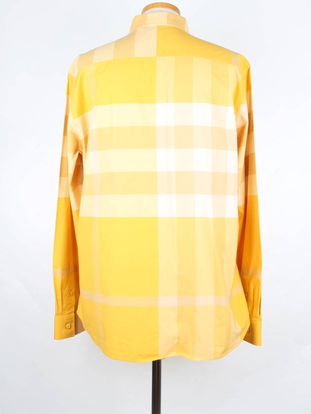 Check shirt yellow XL 105 - BURBERRY - BALAAN 4