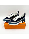 Bouncing Sneakers 42 5 Knit Calfskin Multi Marine Men s H242796ZH - HERMES - BALAAN 1