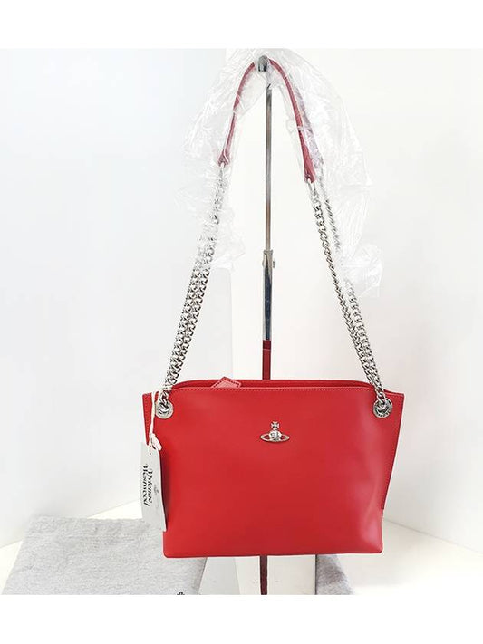 Chain Bag Corinna Small Red 4101004941472H401 - VIVIENNE WESTWOOD - BALAAN 2