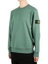 Compass Patch Cotton Sweatshirt Sage Green - STONE ISLAND - BALAAN 2