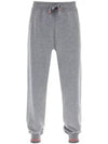 Drawstring Cashmere Track Pants Grey - THOM BROWNE - BALAAN 2