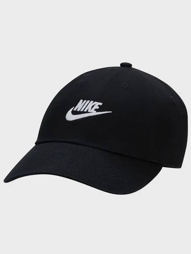 Club Unstructured Futura Washed Ball Cap Black - NIKE - BALAAN 4