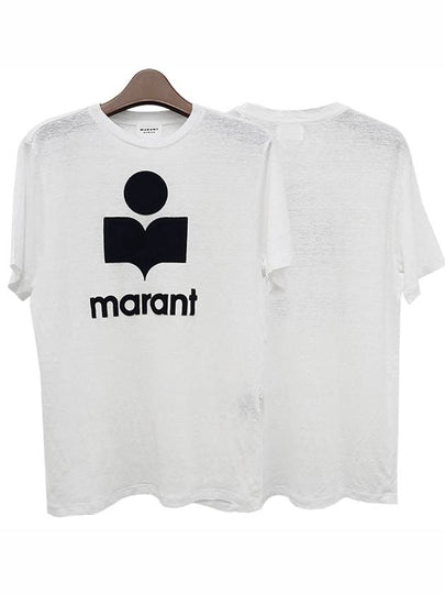 Zewel Logo Short sleeve T shirt White - ISABEL MARANT ETOILE - BALAAN 2