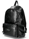 Explorer Logo Print Leather Backpack Black - BALENCIAGA - BALAAN 2