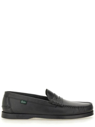 Coraux Leather Loafers Black - PARABOOT - BALAAN 2