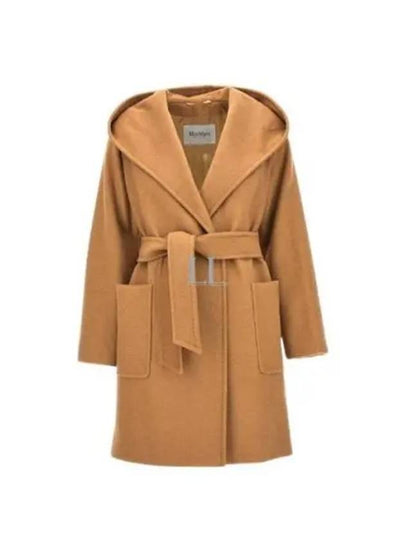 Rialto Collar Robe Single Coat Camel - MAX MARA - BALAAN 2