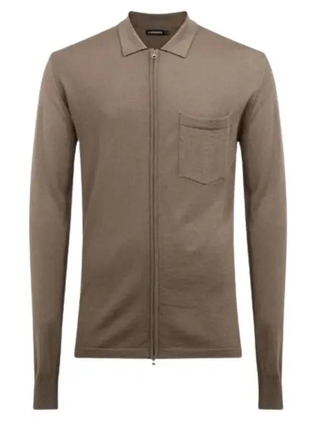 zipper cardigan khaki - J.LINDEBERG - BALAAN 2