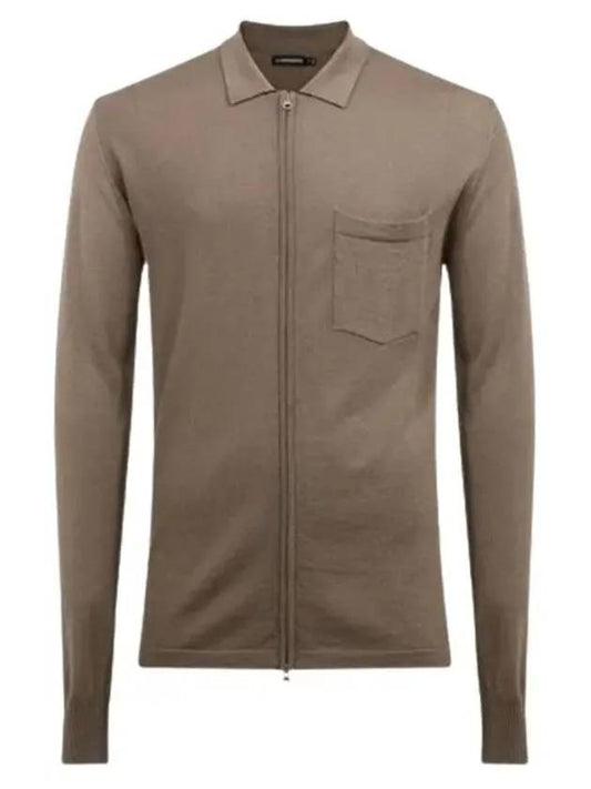 Zipper Cardigan Khaki - J.LINDEBERG - BALAAN 2