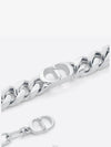 Icon Slim Chain Bracelet Silver - DIOR - BALAAN 4