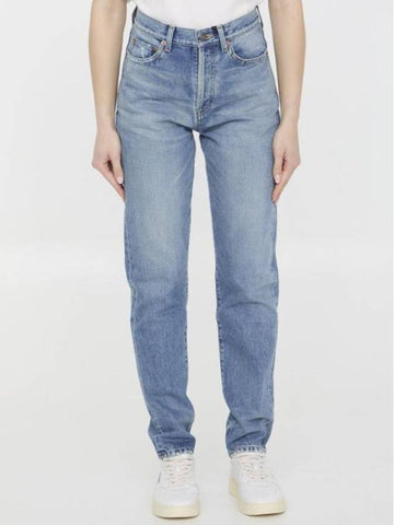 Slim Fit Denim Jeans Blue - SAINT LAURENT - BALAAN 1