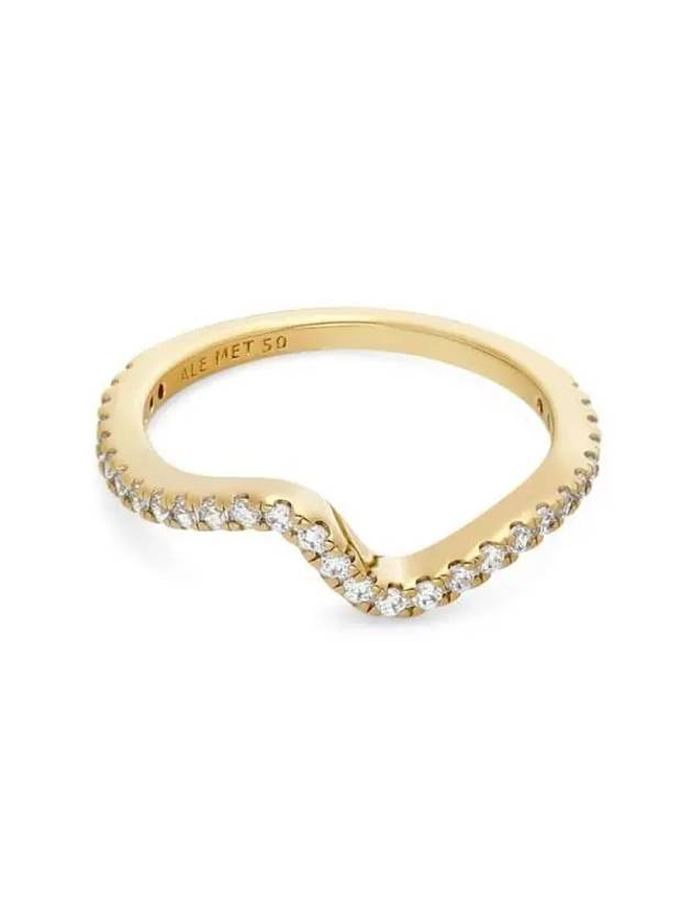 Sparkling Wave Ring Gold - PANDORA - BALAAN 3