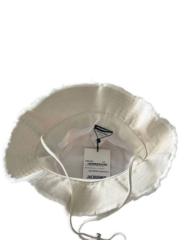 Le Bob Artichaut Bucket Hat Light Beige - JACQUEMUS - BALAAN 9