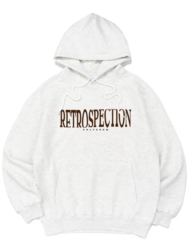 RETROSPECTION HOOD TEE LIGHT MELANGE - POLYGRAM - BALAAN 3