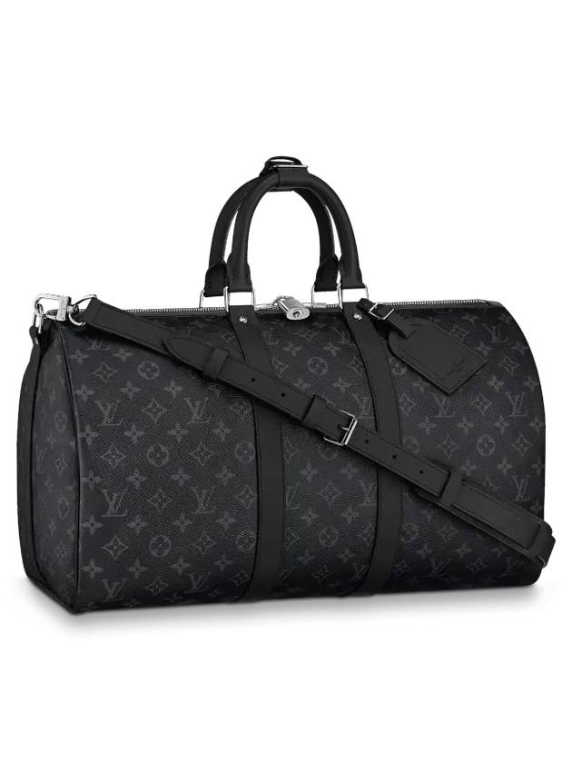 Keepall 45 Bandouliere Monogram Eclipse Duffel Bag Grey - LOUIS VUITTON - BALAAN 2