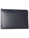 Meisterstuck Zipper Clutch Bag Navy - MONTBLANC - BALAAN 1