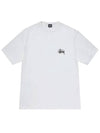 Melted Short Sleeve T-Shirt White - STUSSY - BALAAN 3