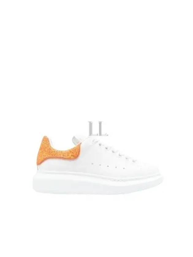 Oversized Glitter Low Top Sneakers White - ALEXANDER MCQUEEN - BALAAN 2