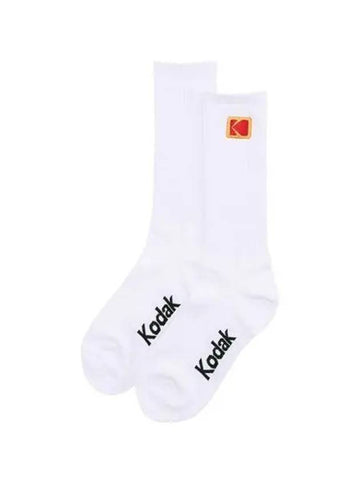 KODAK Color Plus Mini Logo Socks White - KODO - BALAAN 1