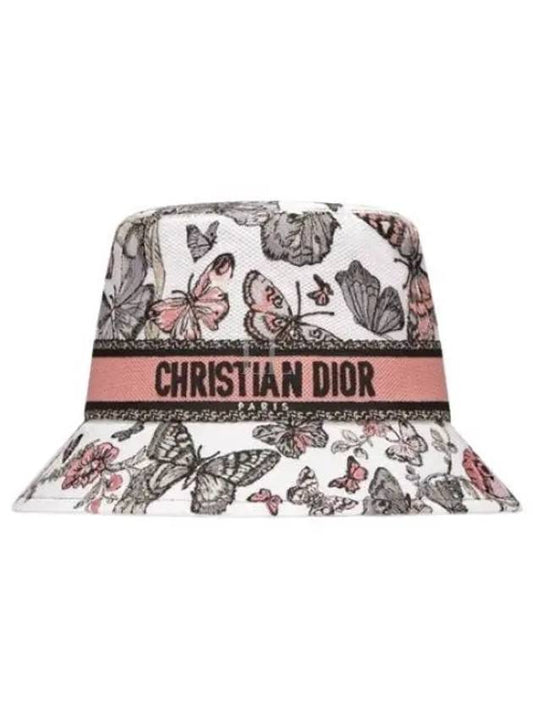 D Bobby Toile De Jouy Mexico Small Bucket Hat White - DIOR - BALAAN 2