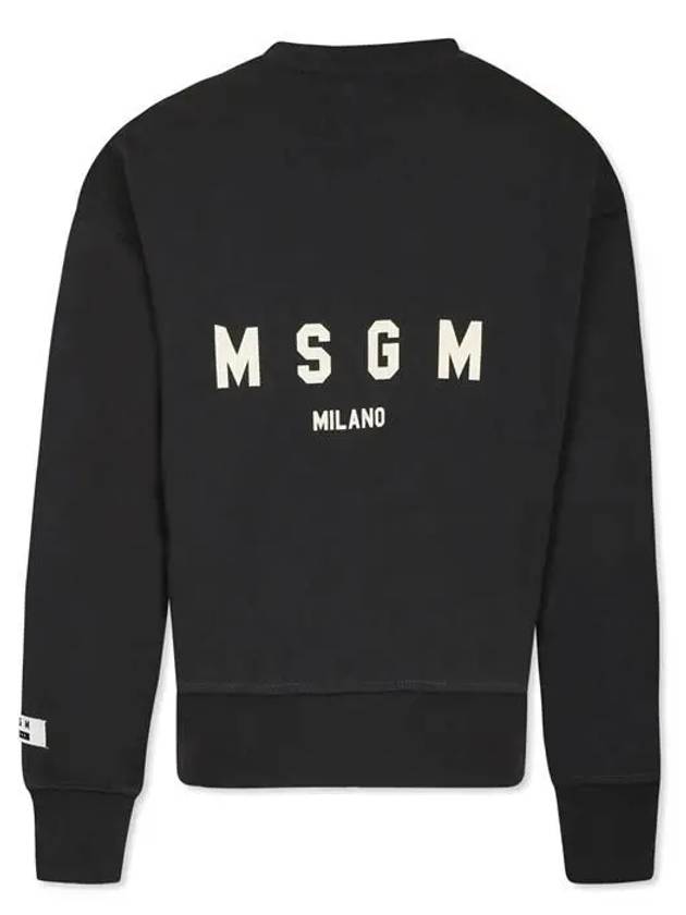 Kids Logo Patch Sweatshirt Dark Gray - MSGM - BALAAN 2