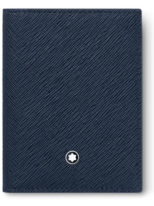 Sartorial 4cc Card Wallet Navy - MONTBLANC - BALAAN 4