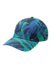 Men's Golf Jim Print Ball Cap Green Blue - J.LINDEBERG - BALAAN 2