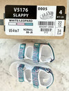 SLAPPY Sandals V5176 0005 White Leopard - VANS - BALAAN 9