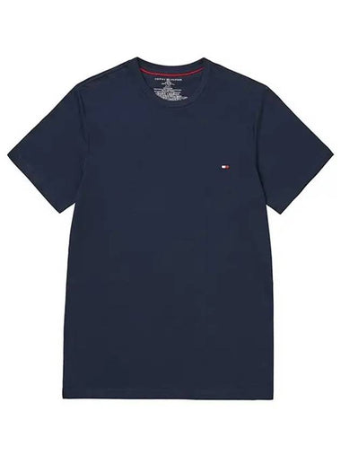 Core Flag Short Sleeve T-Shirt Navy - TOMMY HILFIGER - BALAAN 1