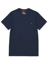 Core Flag Short Sleeve T-Shirt Navy - TOMMY HILFIGER - BALAAN 1