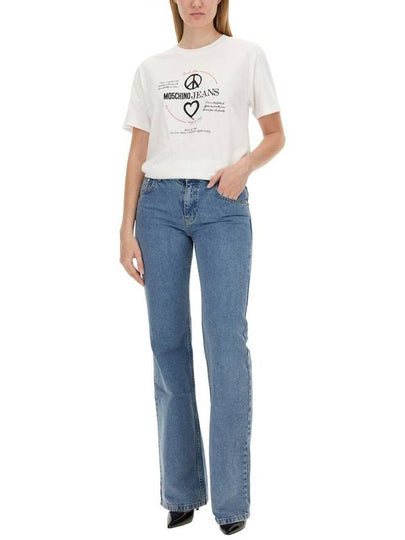 Moschino Jeans T-Shirt With Print - MOSCHINO - BALAAN 2