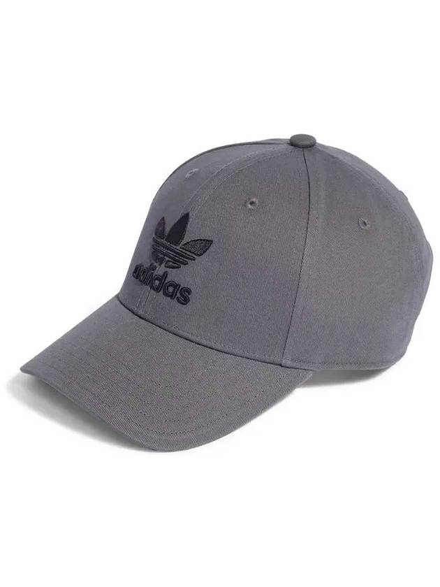 Trefoil Ball Cap Grey - ADIDAS - BALAAN 5