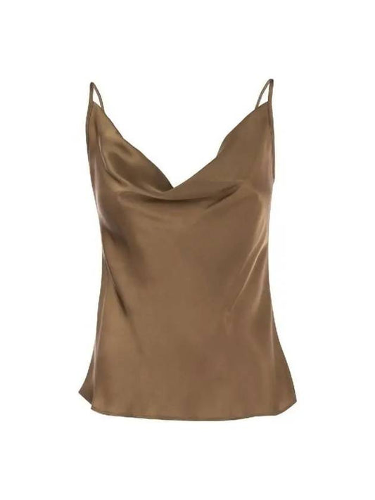 Max Mara STUDIO MARUSCA Satin Sleeveless Top 2416161012600 001 - MAX MARA - BALAAN 1